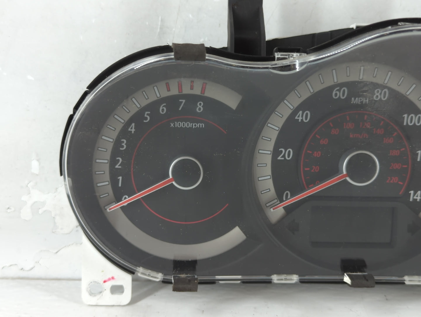2010 Kia Forte Instrument Cluster Speedometer Gauges P/N:20090730 94--1-1M061, TA06 Fits OEM Used Auto Parts - Oemusedautopa