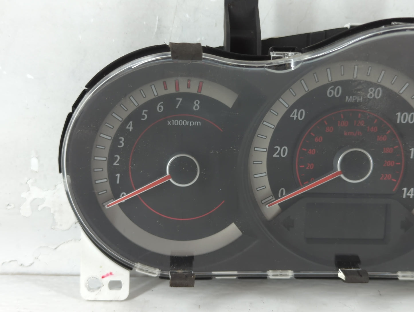 2010 Kia Forte Instrument Cluster Speedometer Gauges P/N:20090730 94--1-1M061, TA06 Fits OEM Used Auto Parts - Oemusedautopa