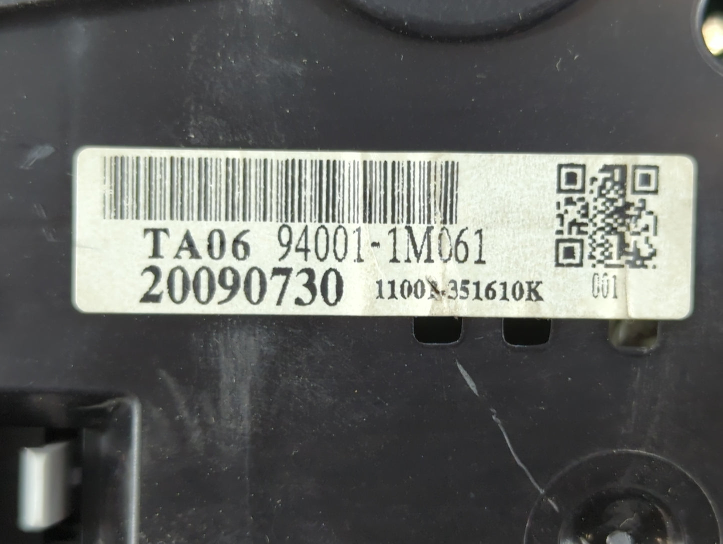 2010 Kia Forte Instrument Cluster Speedometer Gauges P/N:20090730 94--1-1M061, TA06 Fits OEM Used Auto Parts - Oemusedautopa