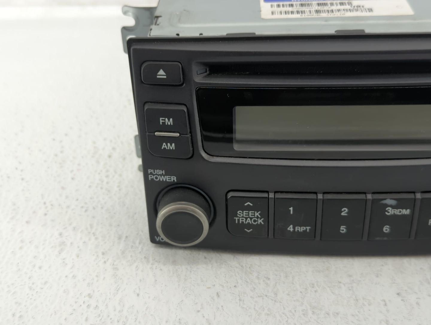 2010 Kia Optima Radio AM FM Cd Player Receiver Replacement P/N:96140-2G600T0 Fits OEM Used Auto Parts - Oemusedautoparts1.co