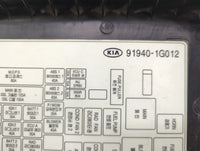 2008-2011 Kia Rio Fusebox Fuse Box Panel Relay Module P/N:91940-1G012 Fits Fits 2008 2009 2010 2011 OEM Used Auto Parts - Oe
