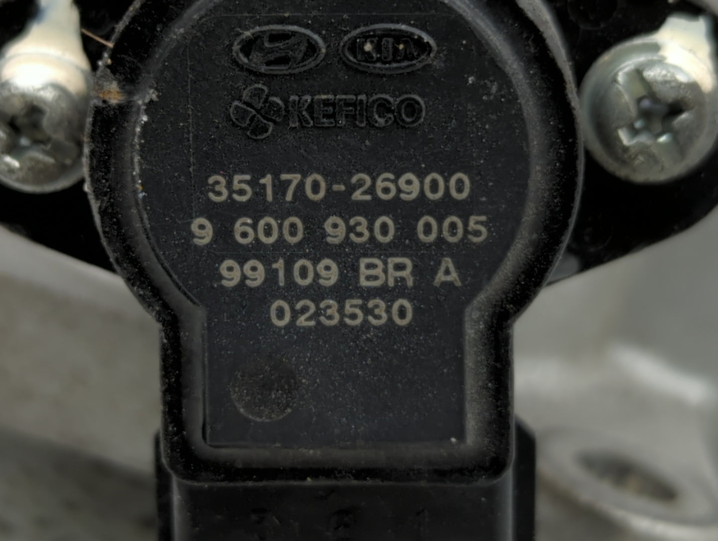 2006-2011 Kia Rio Throttle Body P/N:35170-26900 35100-26860 Fits Fits 2006 2007 2008 2009 2010 2011 OEM Used Auto Parts - Oe