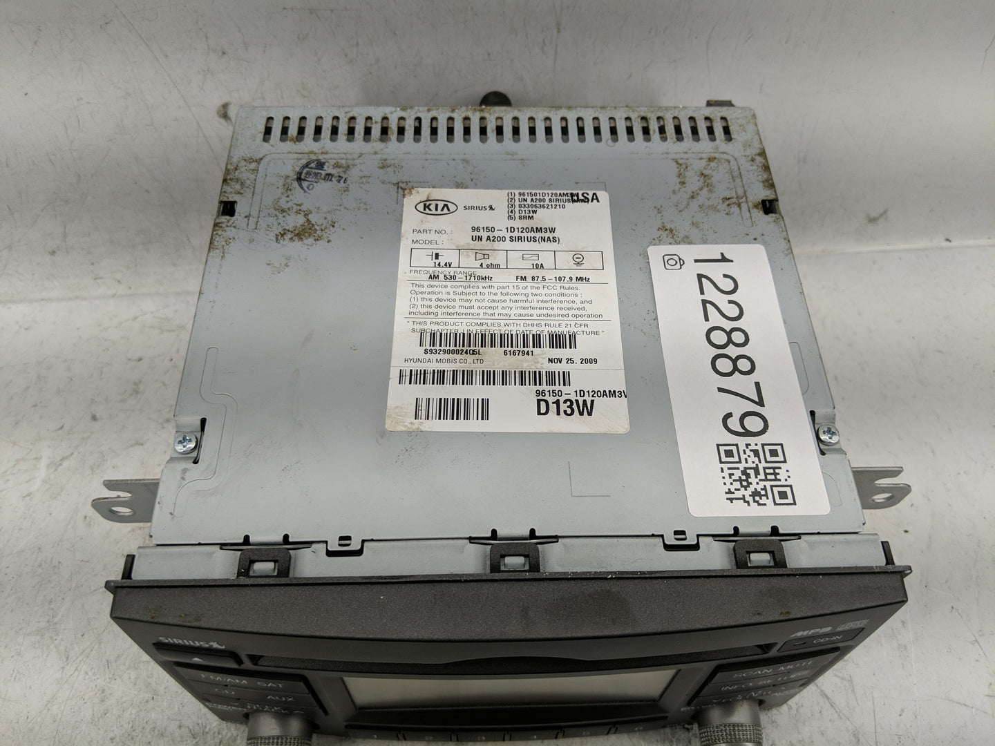 2010 Kia Rondo Radio AM FM Cd Player Receiver Replacement Fits OEM Used Auto Parts - Oemusedautoparts1.com