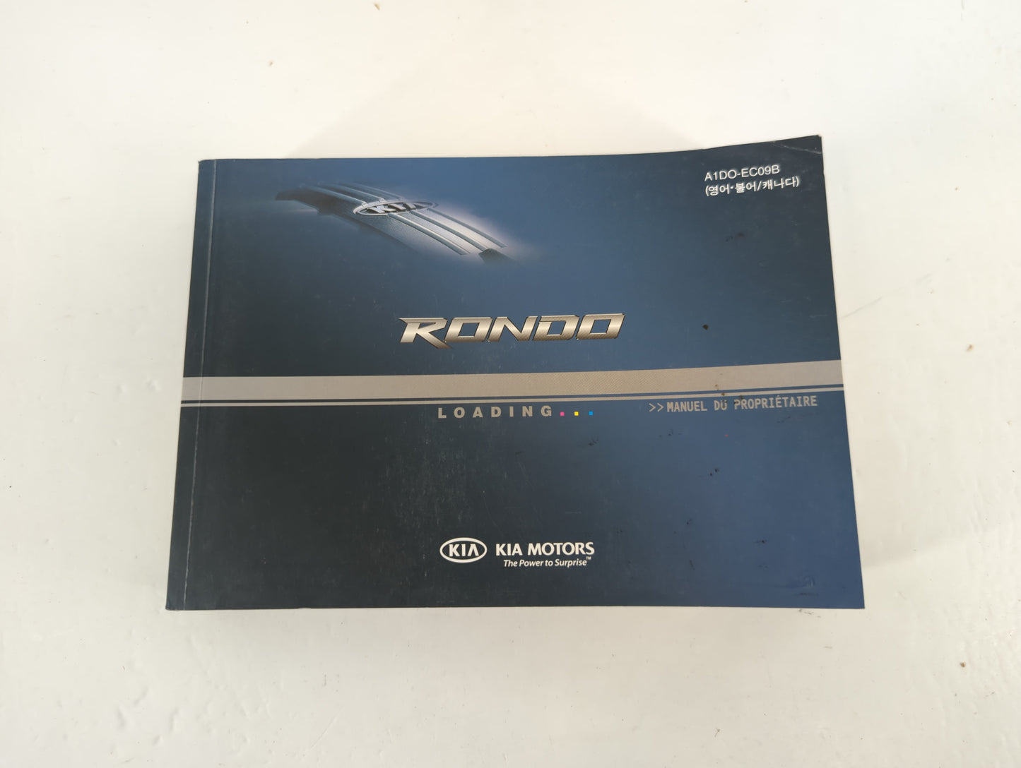 2010 Kia Rondo Owners Manual Book Guide P/N:A1DO-EC09B OEM Used Auto Parts - Oemusedautoparts1.com