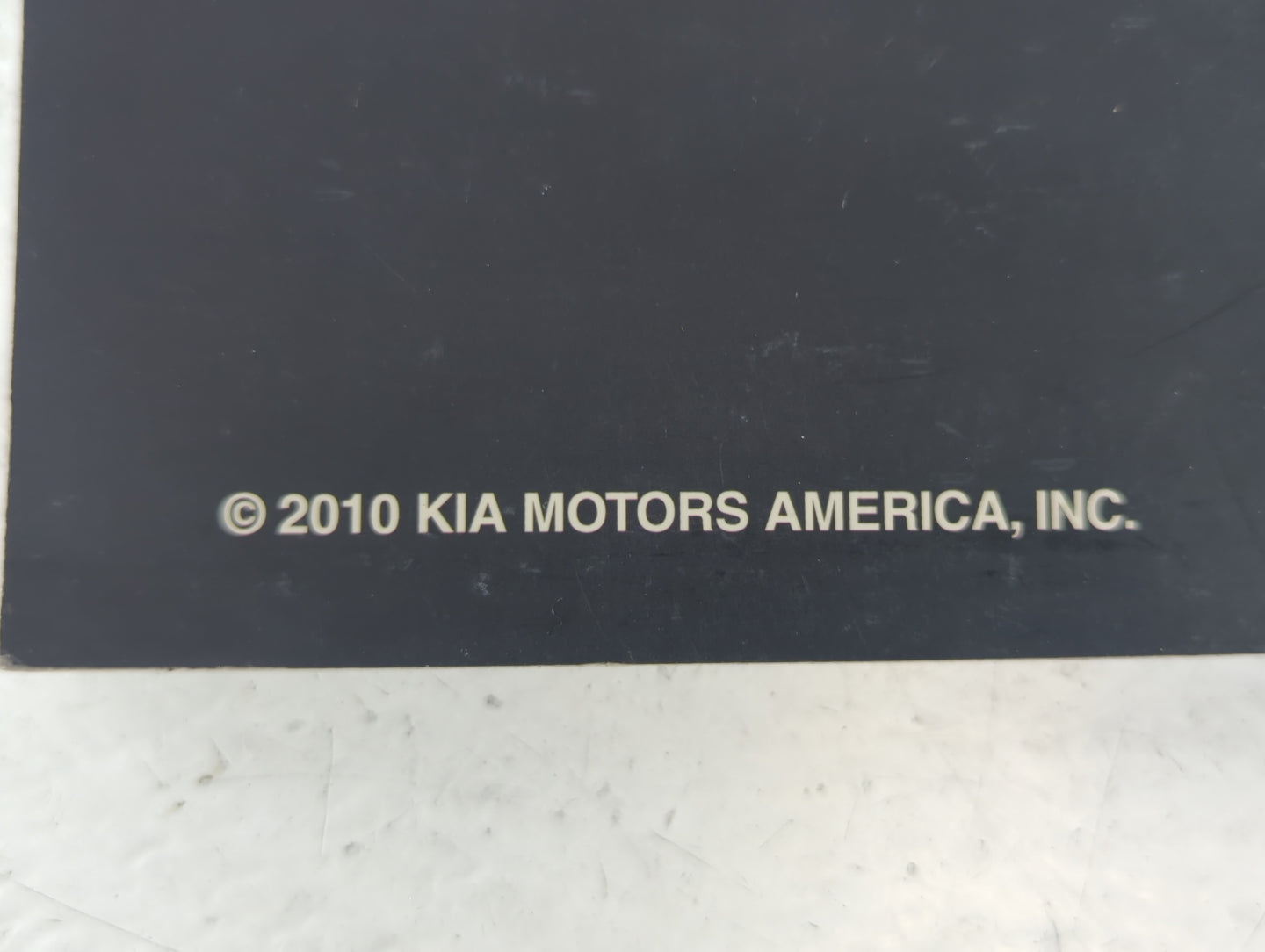 2010 Kia Sorento Owners Manual Book Guide P/N:A2PO-EU03A OEM Used Auto Parts - Oemusedautoparts1.com