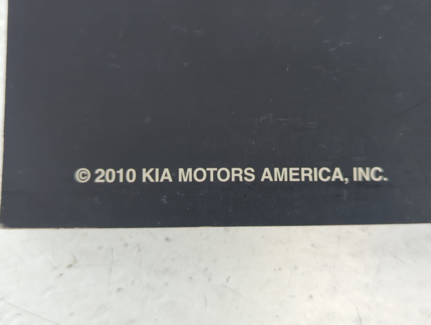2010 Kia Sorento Owners Manual Book Guide P/N:A2PO-EU03A OEM Used Auto Parts - Oemusedautoparts1.com