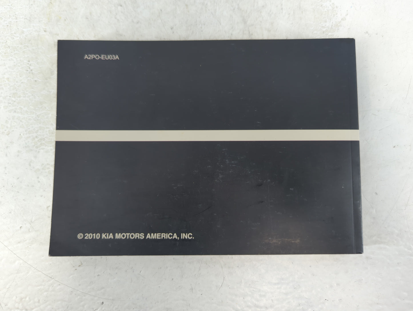 2010 Kia Sorento Owners Manual Book Guide P/N:A2PO-EU03A OEM Used Auto Parts - Oemusedautoparts1.com