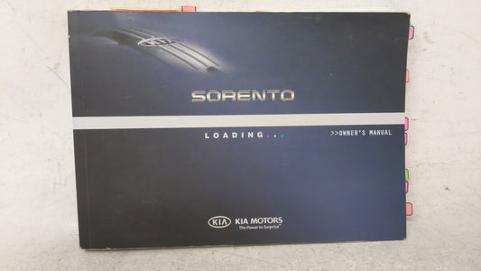 2010 Kia Sorento Owners Manual Book Guide OEM Used Auto Parts - Oemusedautoparts1.com