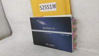 2010 Kia Sorento Owners Manual Book Guide OEM Used Auto Parts - Oemusedautoparts1.com