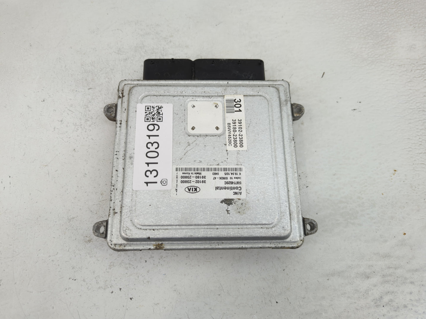 2010 Kia Soul PCM Engine Control Computer ECU ECM PCU OEM P/N:39102-23800 39180-23800 Fits OEM Used Auto Parts - Oemusedauto