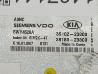 2010 Kia Soul PCM Engine Control Computer ECU ECM PCU OEM P/N:39102-23800 39180-23800, 5WY4520A Fits OEM Used Auto Parts - O