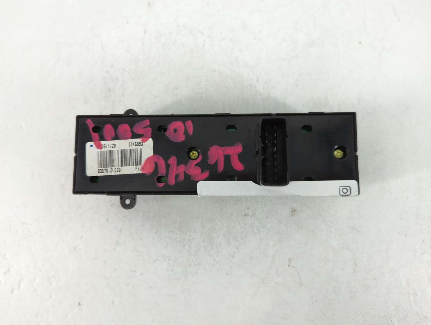 2010-2013 Kia Soul Master Power Window Switch Replacement Driver Side Left P/N:93570-2K000 Fits Fits 2010 2011 2012 2013 OEM