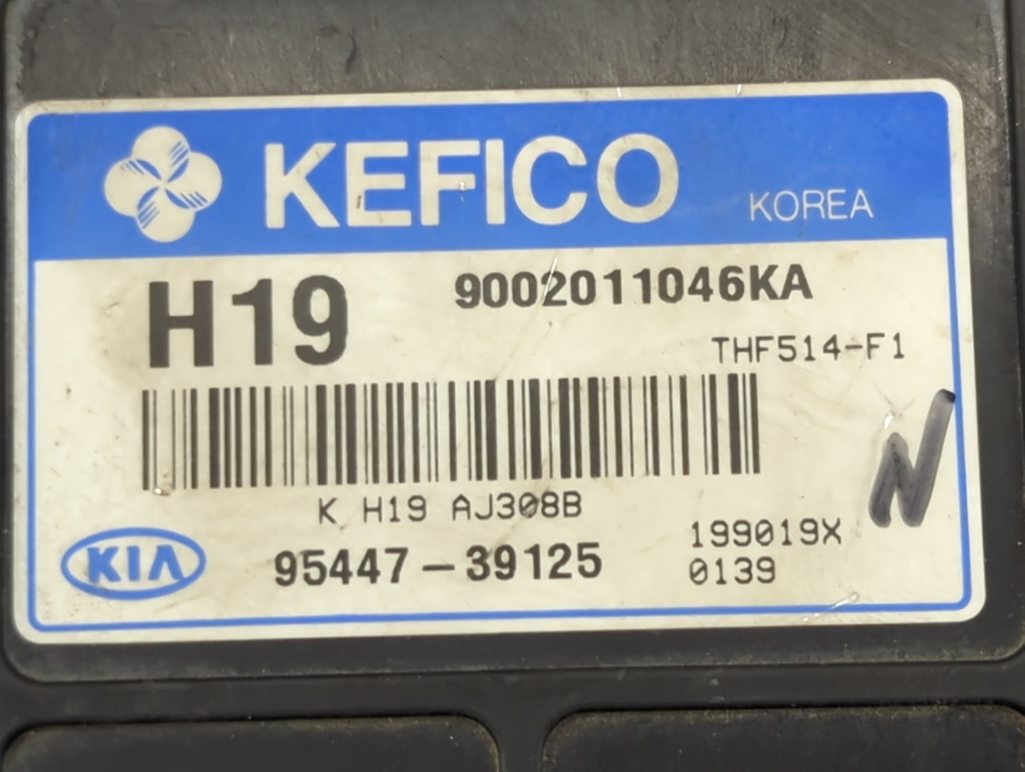 2010 Kia Sportage PCM Engine Control Computer ECU ECM PCU OEM P/N:9002011046KA 95447-39125, THF514-F1 Fits OEM Used Auto Par