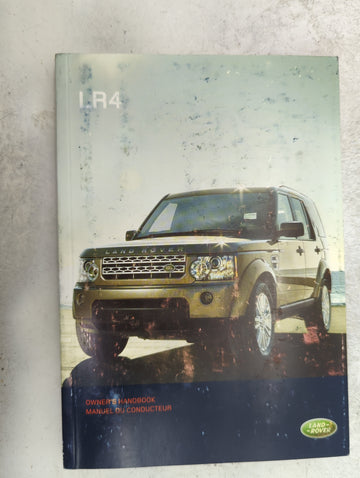 2010 Land Rover Lr4 Owners Manual Book Guide P/N:LRL 18 02 53 102 OEM Used Auto Parts - Oemusedautoparts1.com