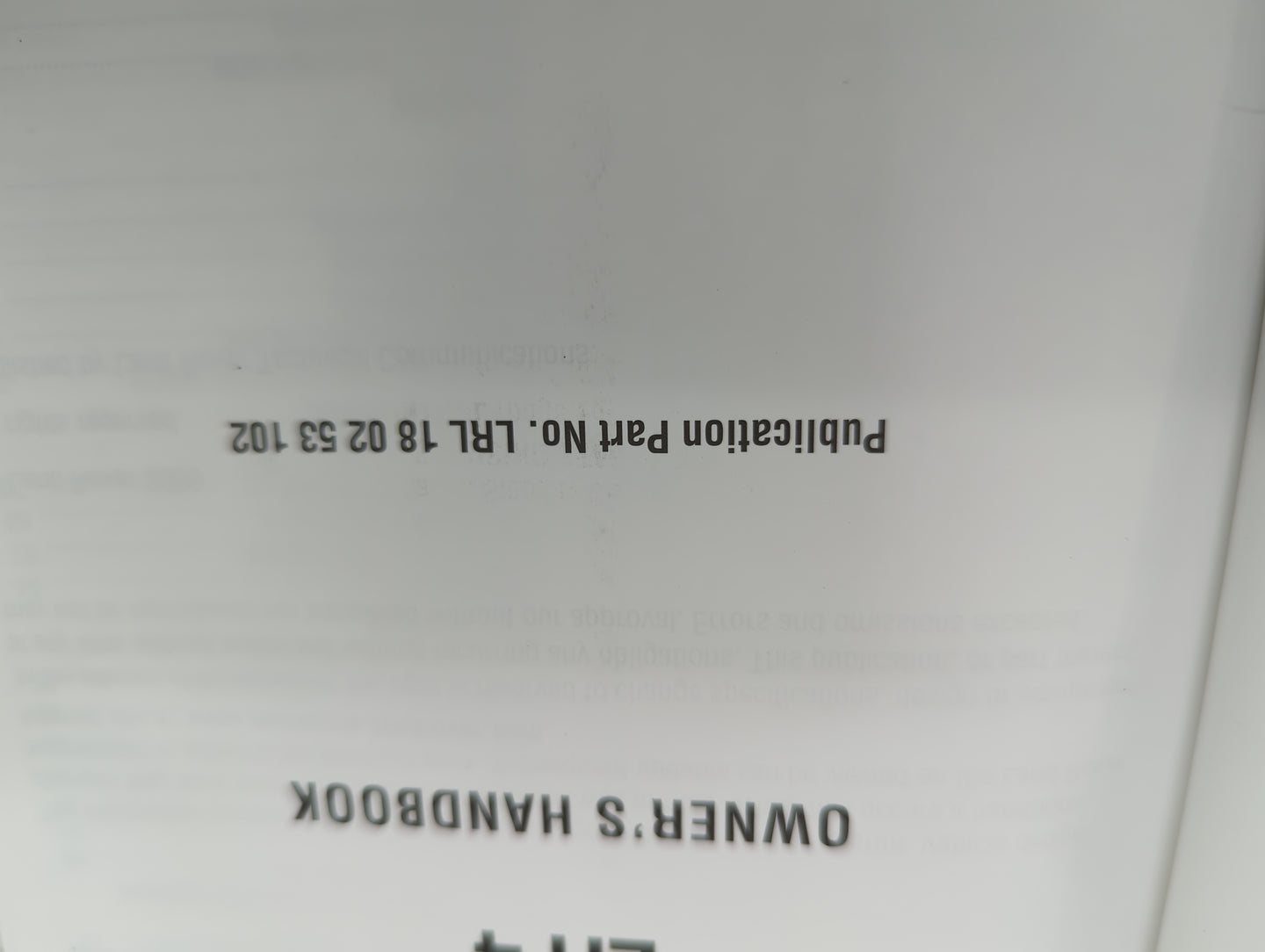 2010 Land Rover Lr4 Owners Manual Book Guide P/N:LRL 18 02 53 102 OEM Used Auto Parts - Oemusedautoparts1.com