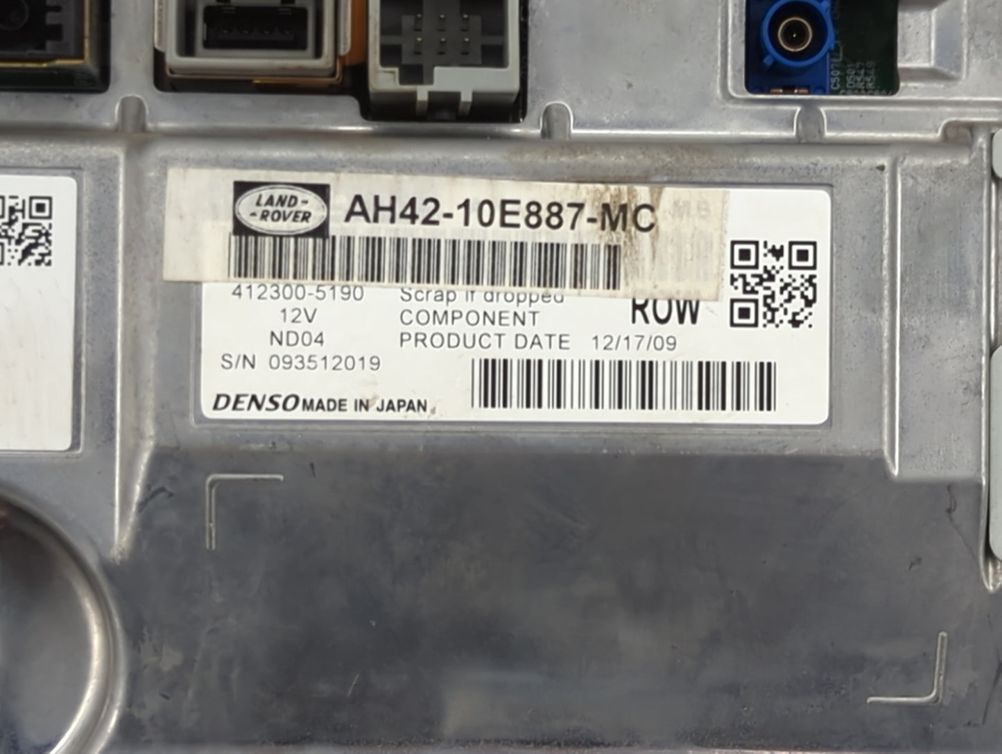 Land Rover Range Rover Am Fm Cd Player Radio Receiver - Oemusedautoparts1.com