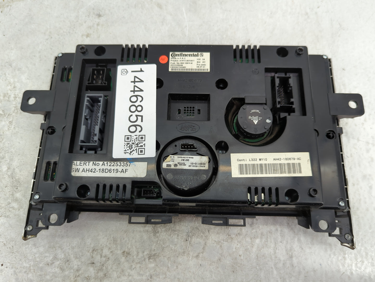 2010-2011 Land Rover Range Rover Climate Control Module Temperature AC/Heater Replacement P/N:AH42-18D679-AC AH42-18D619-AF 