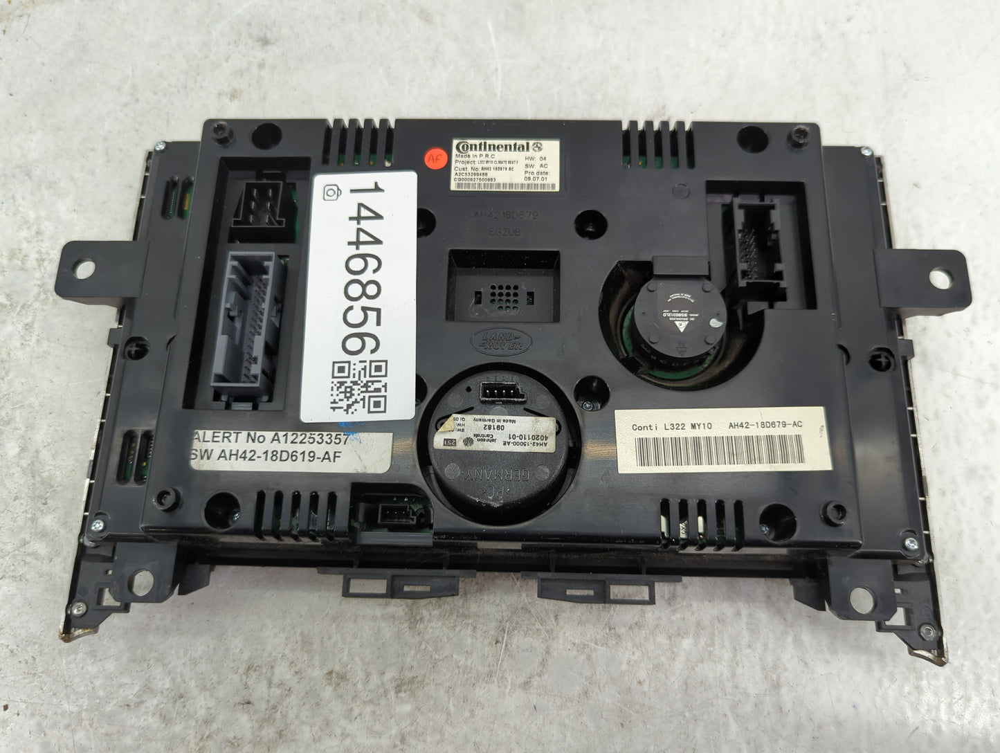 2010-2011 Land Rover Range Rover Climate Control Module Temperature AC/Heater Replacement P/N:AH42-18D679-AC AH42-18D619-AF 