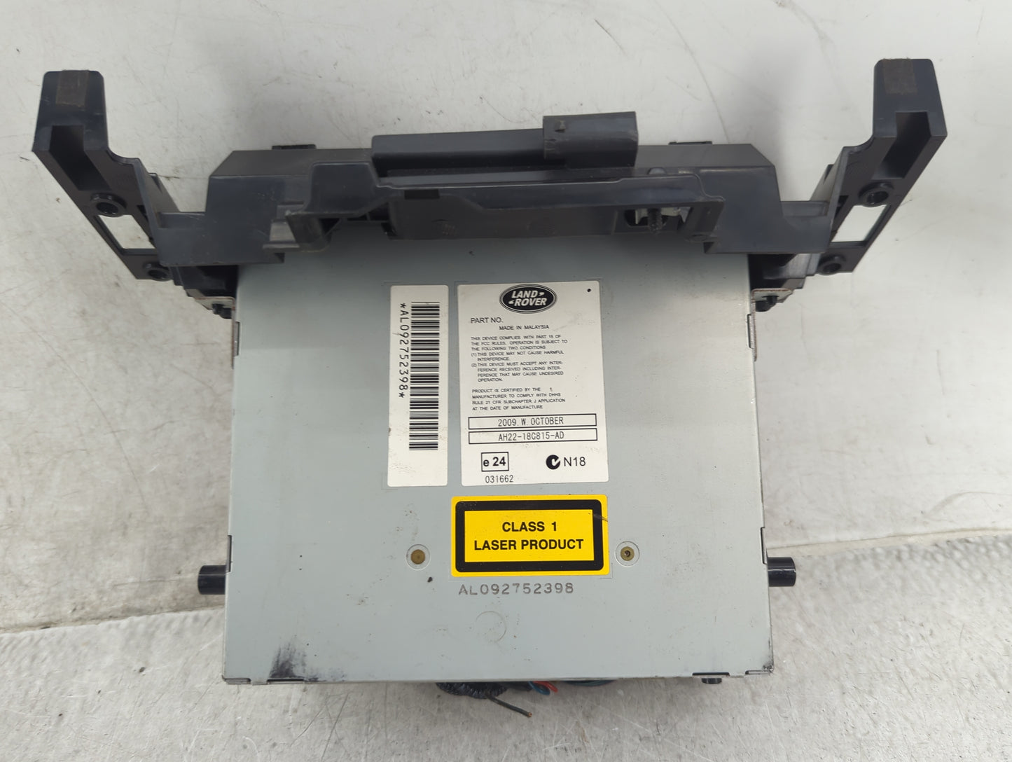 2010-2011 Land Rover Range Rover Sport Radio AM FM Cd Player Receiver Replacement P/N:AH22-18C815-AD AL092752398 Fits OEM Us