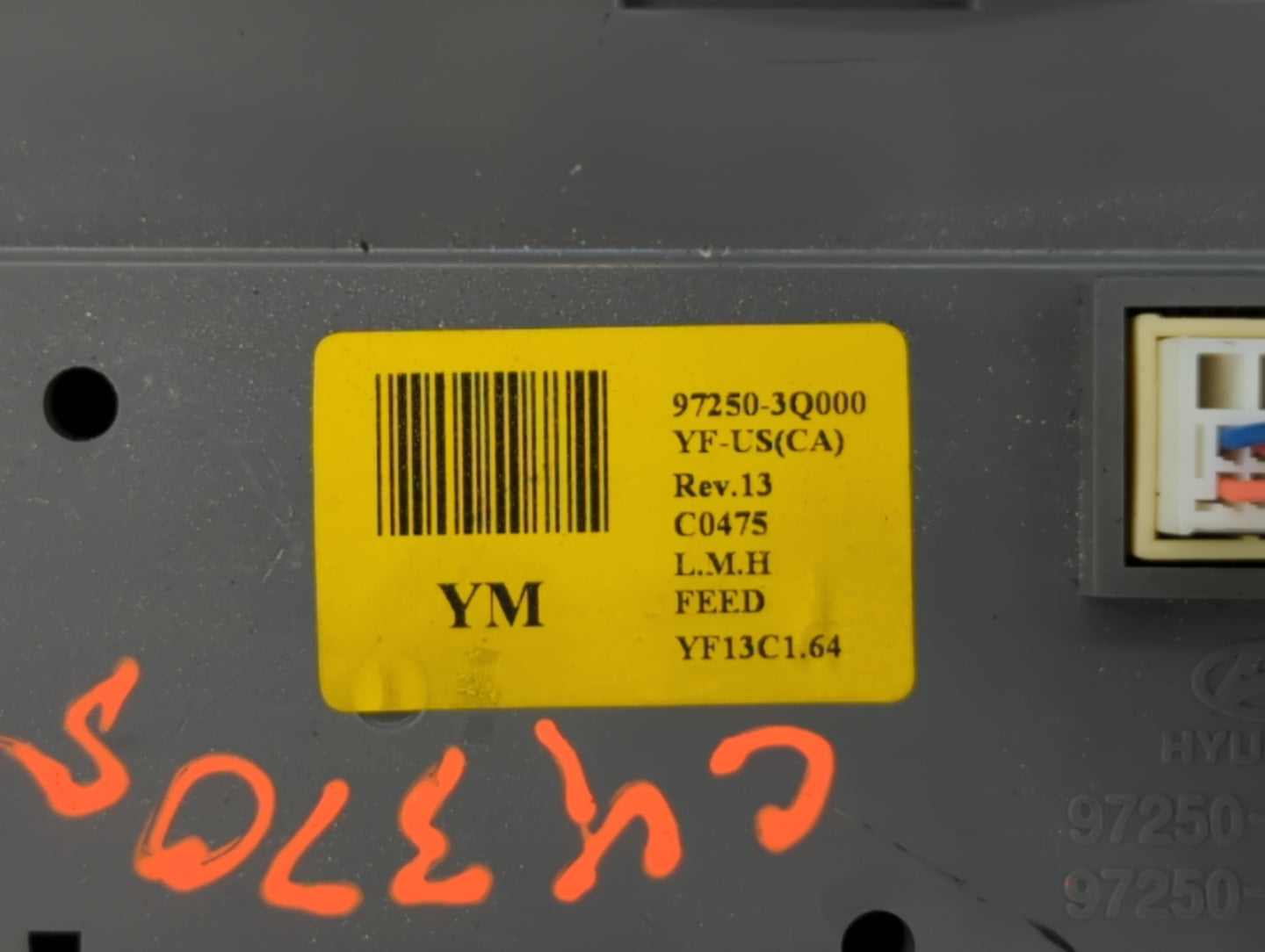 2010-2011 Land Rover Range Rover Sport Climate Control Module Temperature AC/Heater Replacement P/N:97250-3Q000 Fits OEM Use