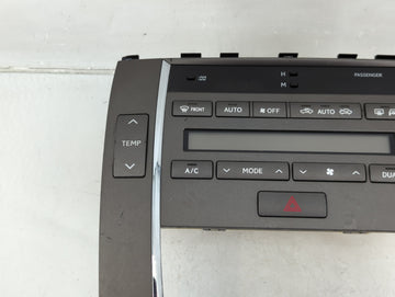2010-2011 Lexus Es350 Climate Control Module Temperature AC/Heater Replacement P/N:55900-33C12 Fits Fits 2010 2011 OEM Used Auto Parts