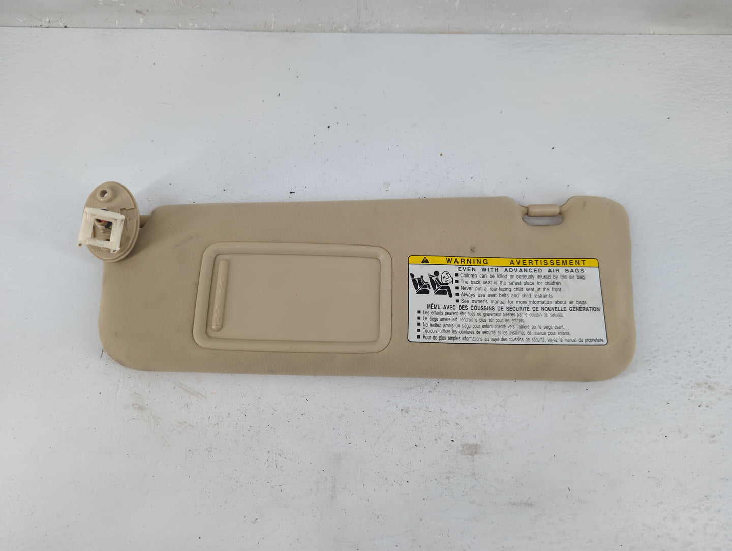 2010-2011 Lexus Es350 Sun Visor Shade Replacement Driver Left Mirror Fits Fits 2010 2011 OEM Used Auto Parts - Oemusedautopa