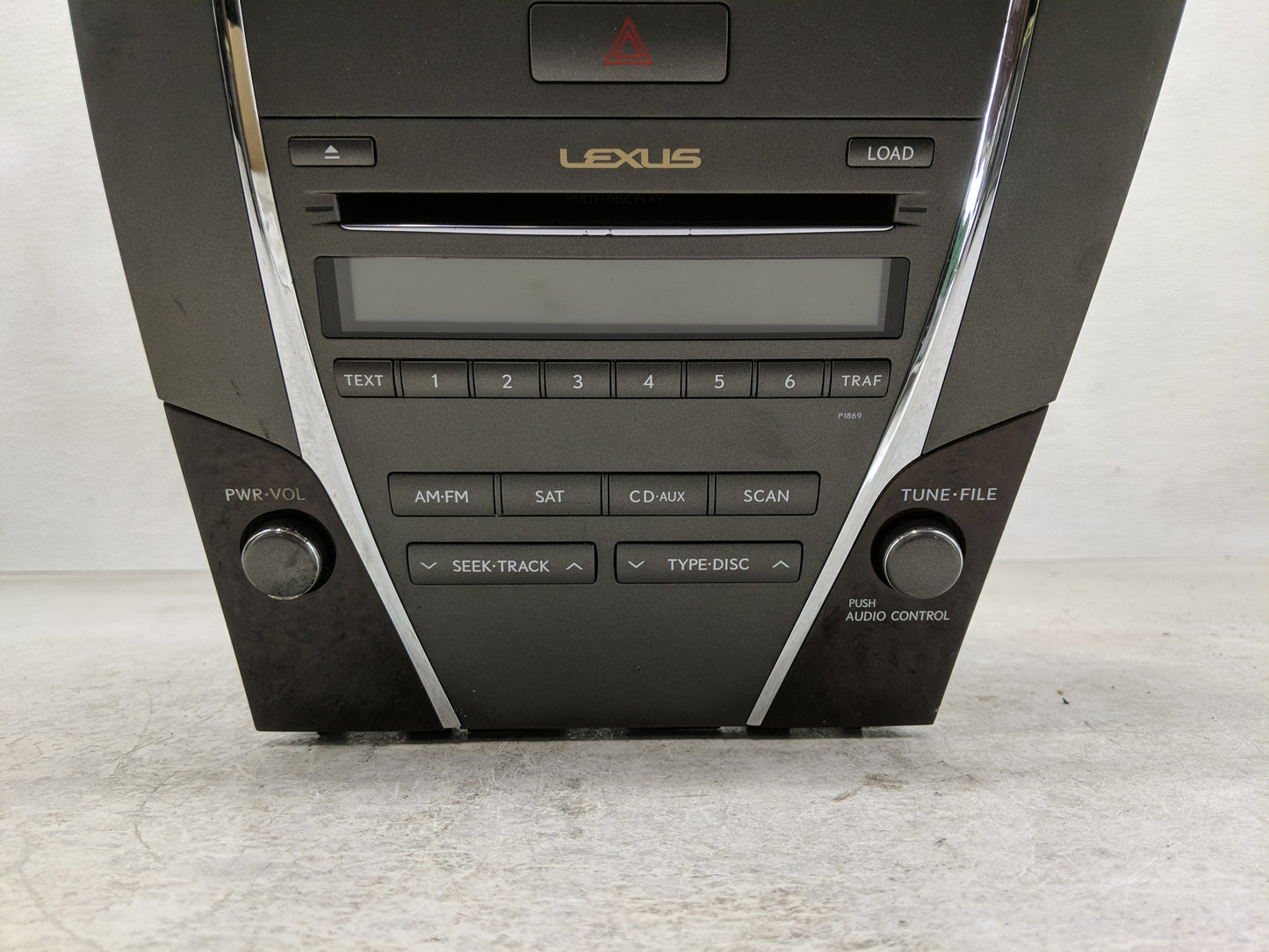 2010-2012 Lexus Es350 Radio AM FM Cd Player Receiver Replacement P/N:86120-33E40 Fits Fits 2010 2011 2012 OEM Used Auto Part