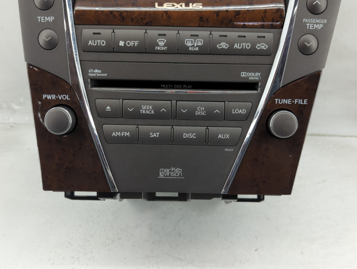 Lexus Es350 Radio Control Panel - Oemusedautoparts1.com