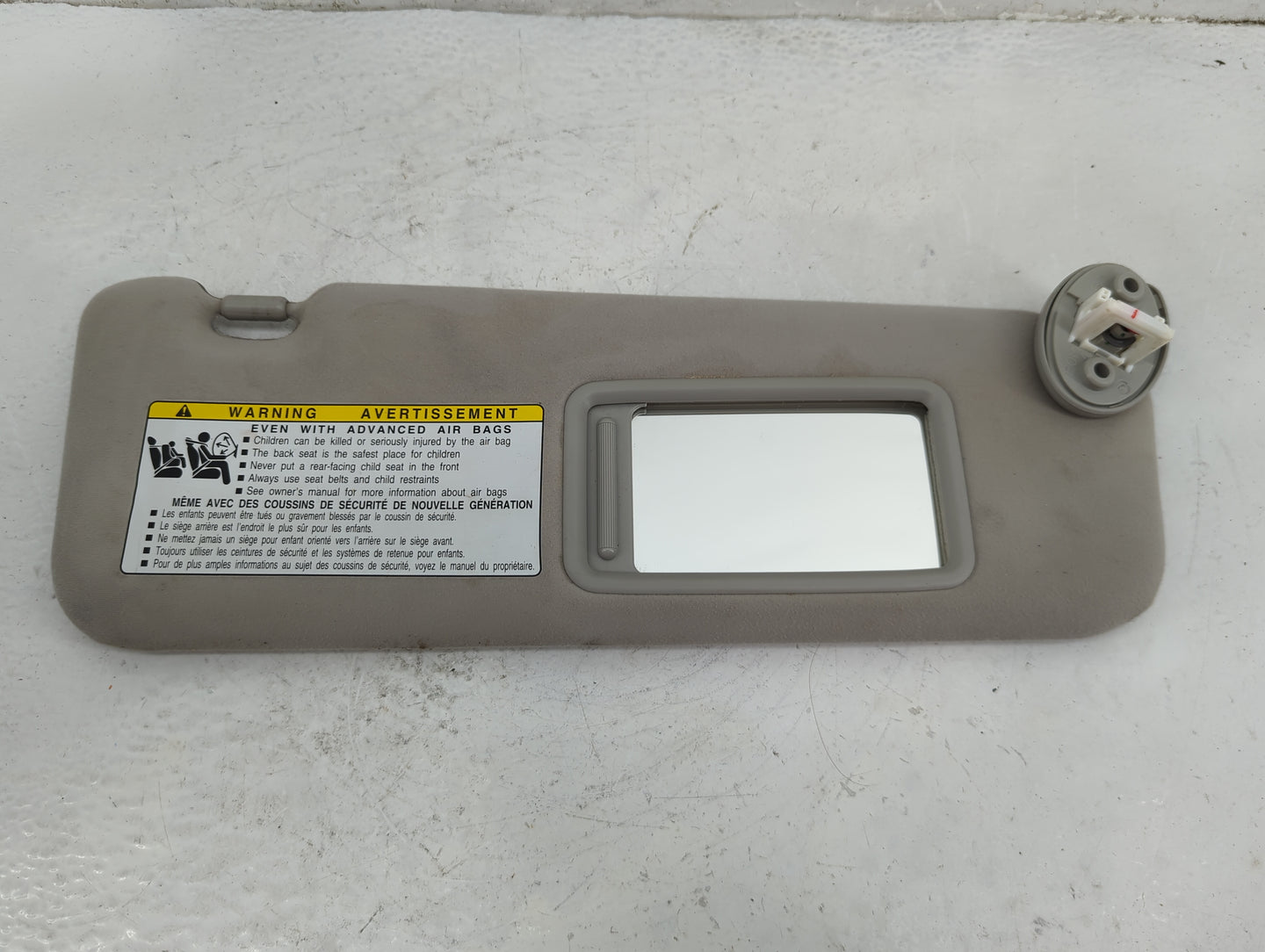 2010-2011 Lexus Es350 Sun Visor Shade Replacement Passenger Right Mirror Fits Fits 2010 2011 OEM Used Auto Parts - Oemusedau