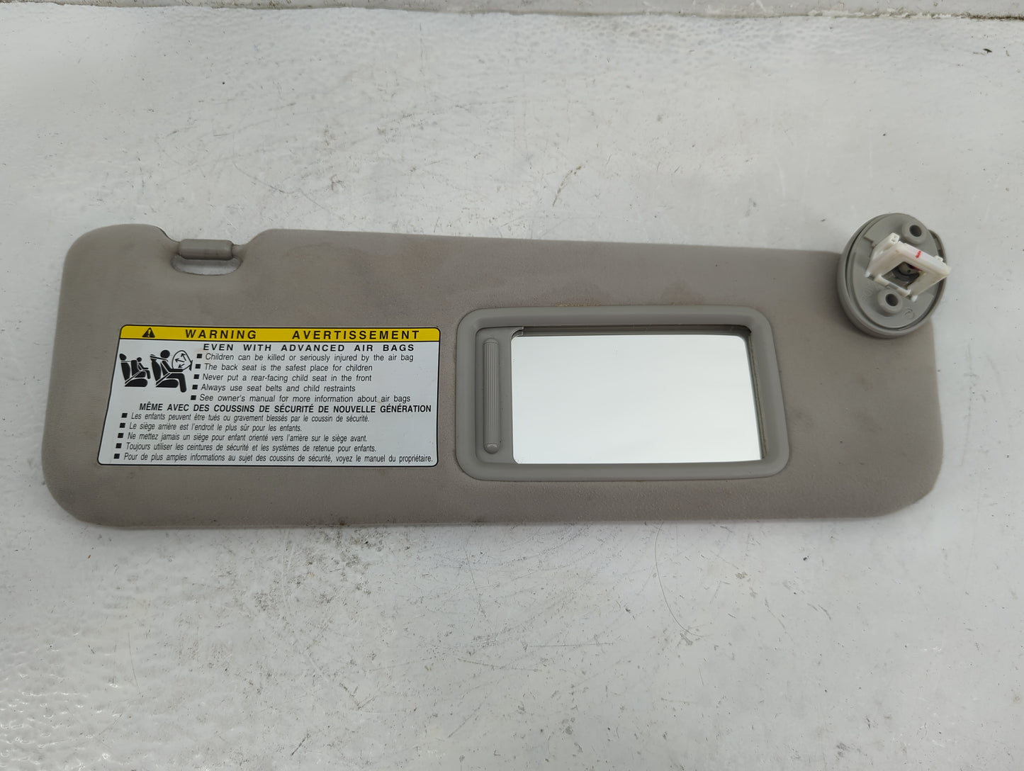 2010-2011 Lexus Es350 Sun Visor Shade Replacement Passenger Right Mirror Fits Fits 2010 2011 OEM Used Auto Parts - Oemusedau
