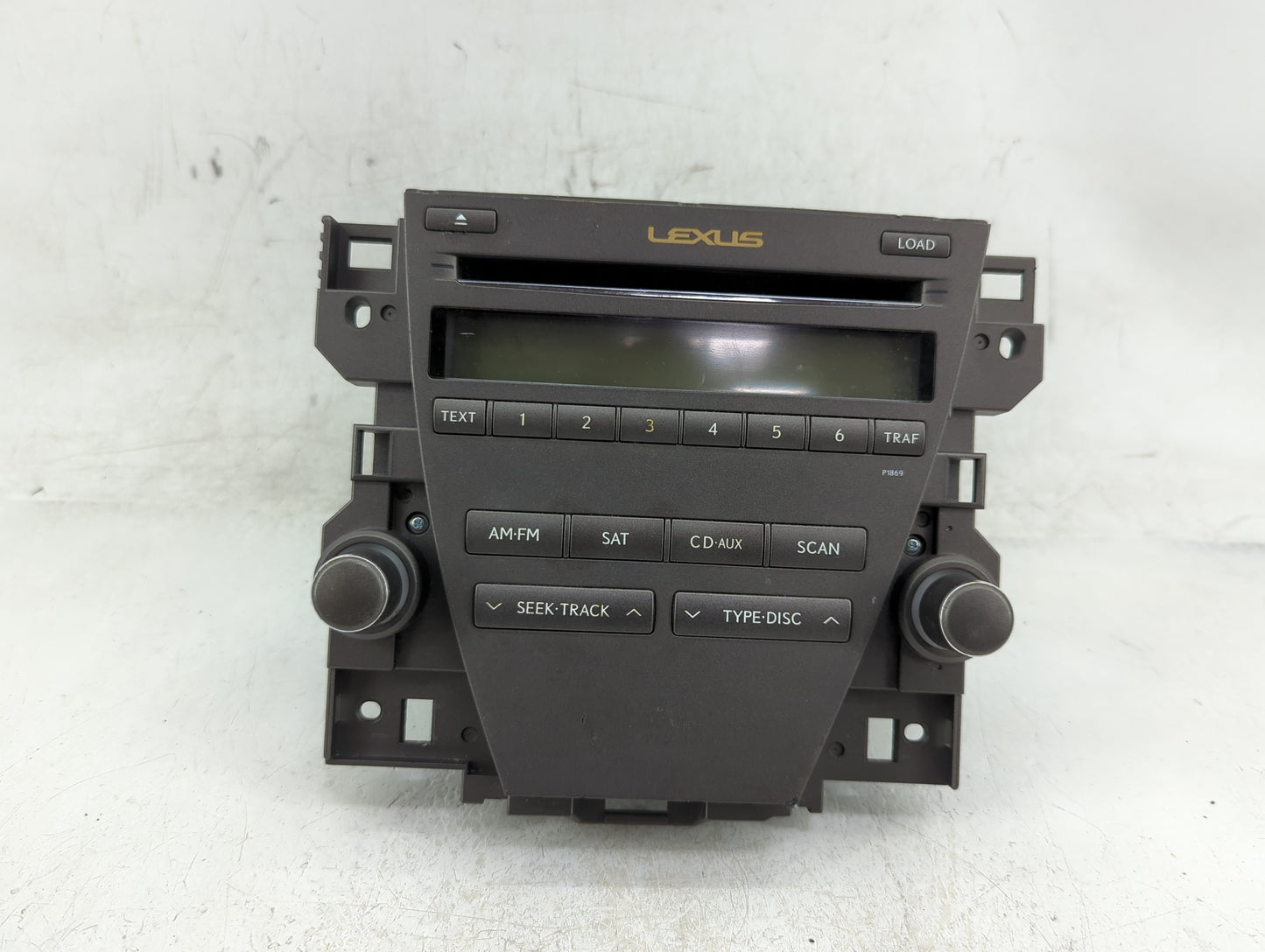 2010-2012 Lexus Es350 Radio AM FM Cd Player Receiver Replacement P/N:86120-33E40 Fits Fits 2010 2011 2012 OEM Used Auto Part