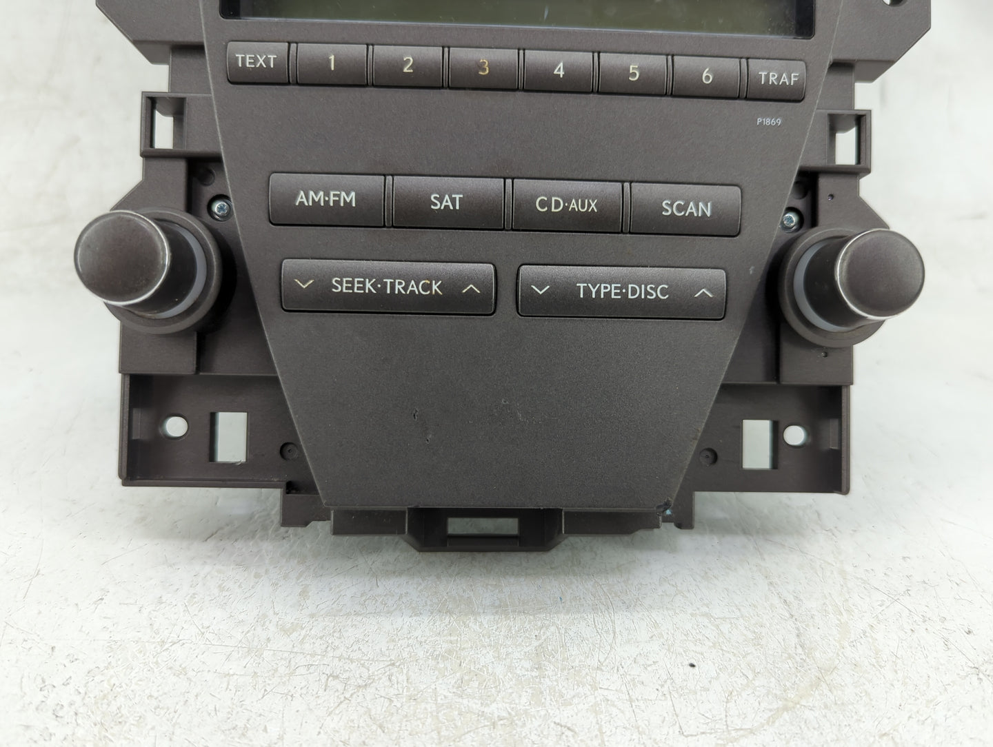 2010-2012 Lexus Es350 Radio AM FM Cd Player Receiver Replacement P/N:86120-33E40 Fits Fits 2010 2011 2012 OEM Used Auto Part