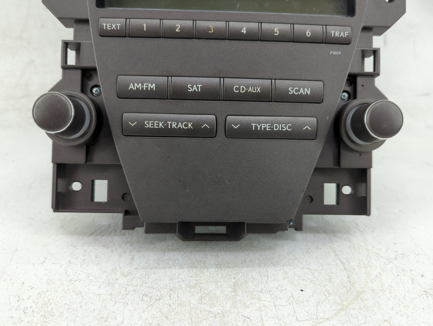 2010-2012 Lexus Es350 Radio AM FM Cd Player Receiver Replacement P/N:86120-33E40 Fits Fits 2010 2011 2012 OEM Used Auto Part