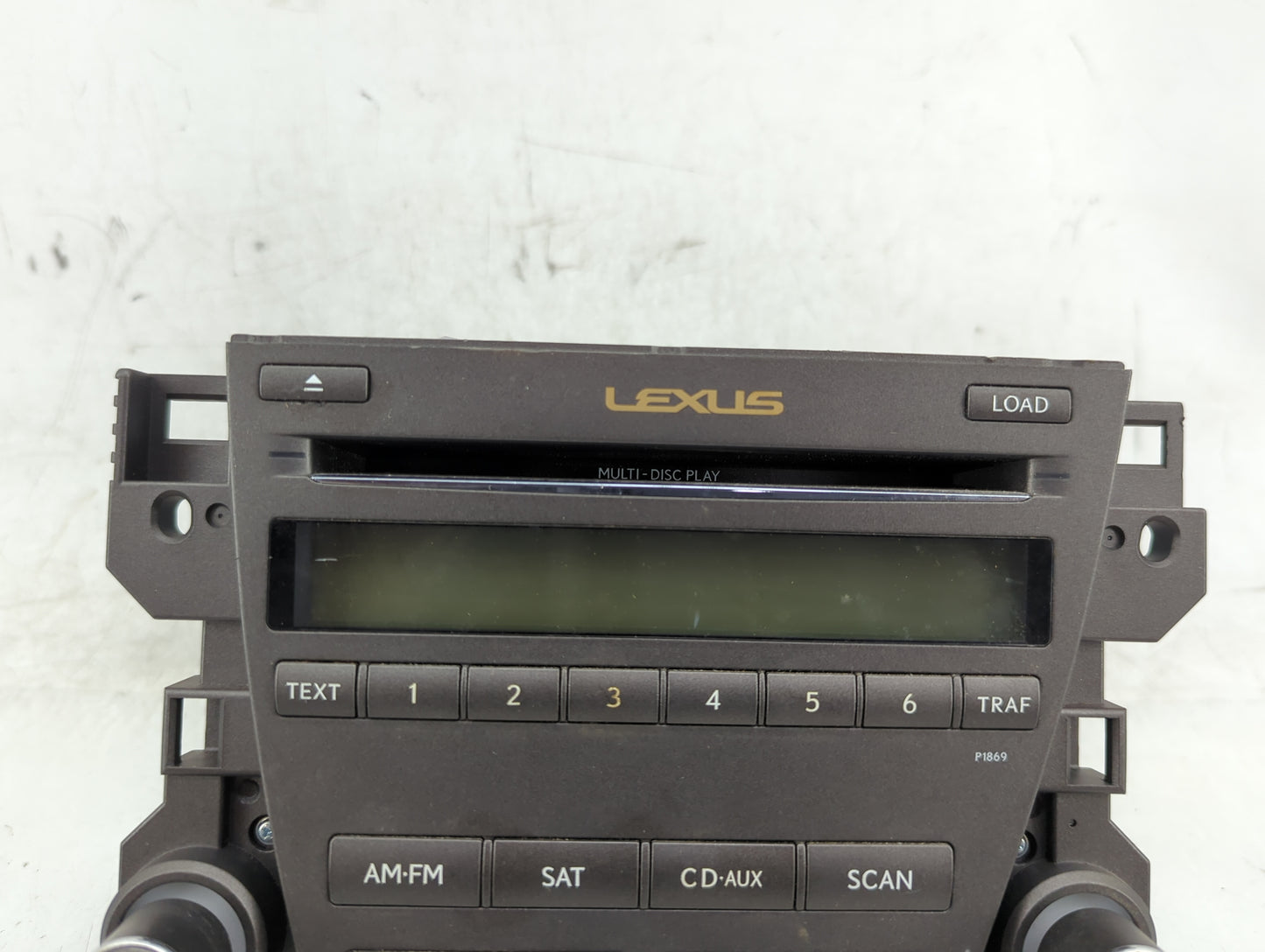 2010-2012 Lexus Es350 Radio AM FM Cd Player Receiver Replacement P/N:86120-33E40 Fits Fits 2010 2011 2012 OEM Used Auto Part