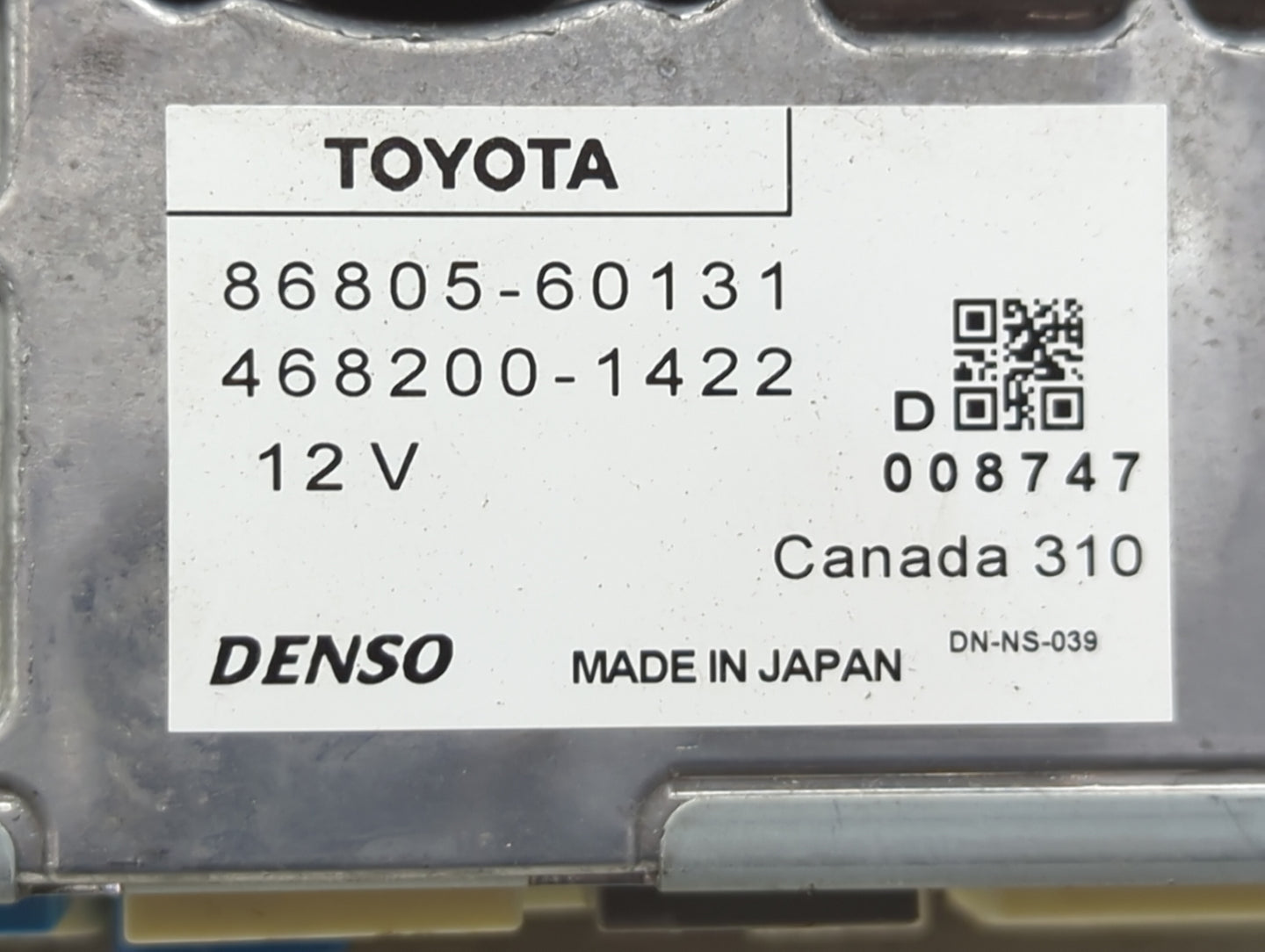 2010-2011 Lexus Es350 Climate Control Module Temperature AC/Heater Replacement P/N:86805-60131 468200-1422 Fits Fits 2010 20