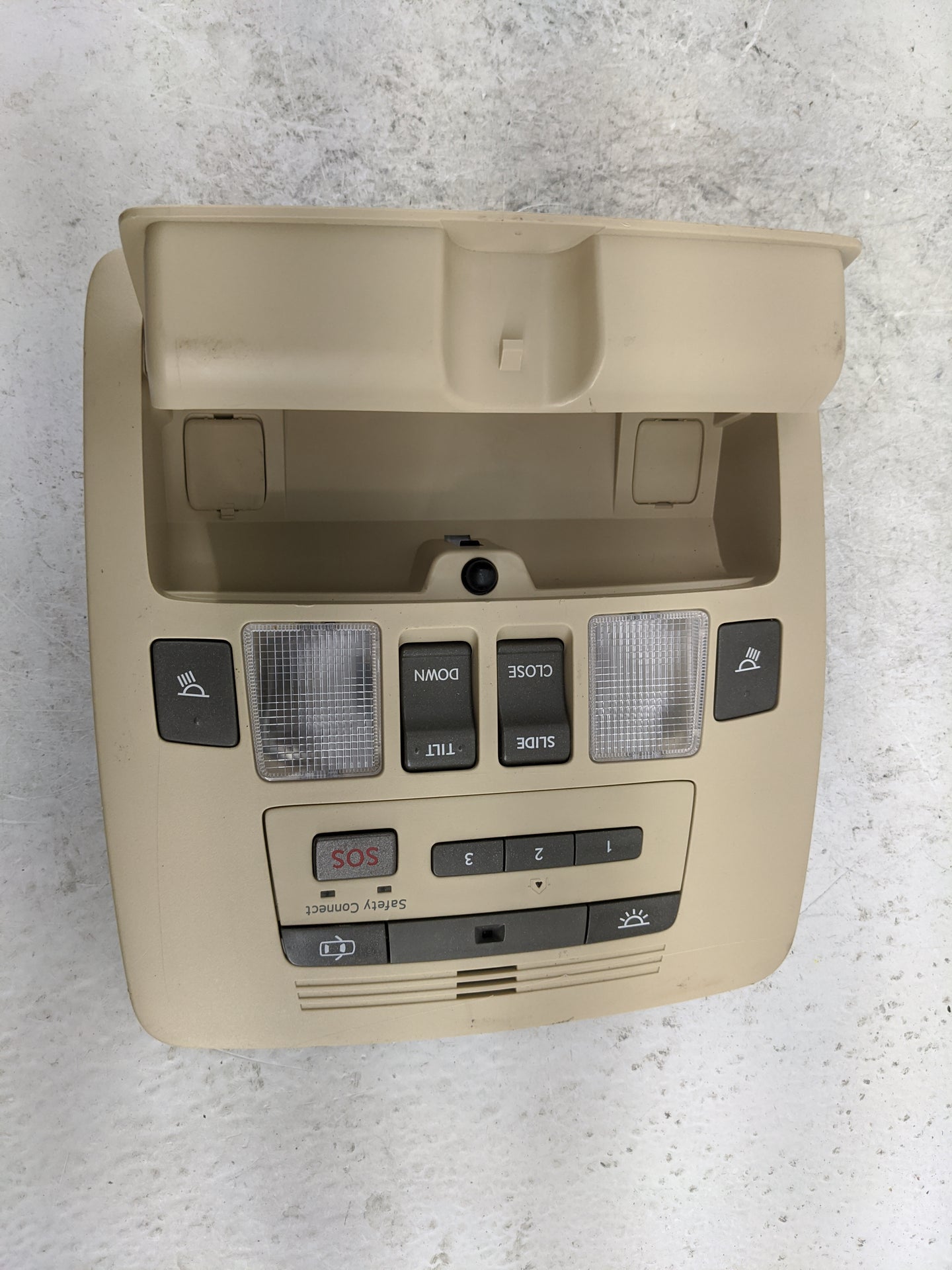 2007-2010 Lexus Es350 Overhead Roof Console Tan - Oemusedautoparts1.com
