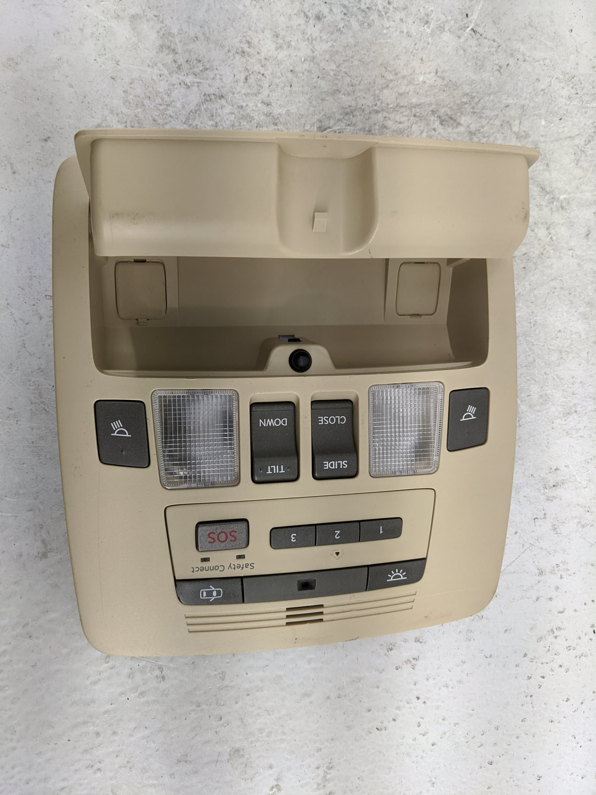 2007-2010 Lexus Es350 Overhead Roof Console Tan - Oemusedautoparts1.com