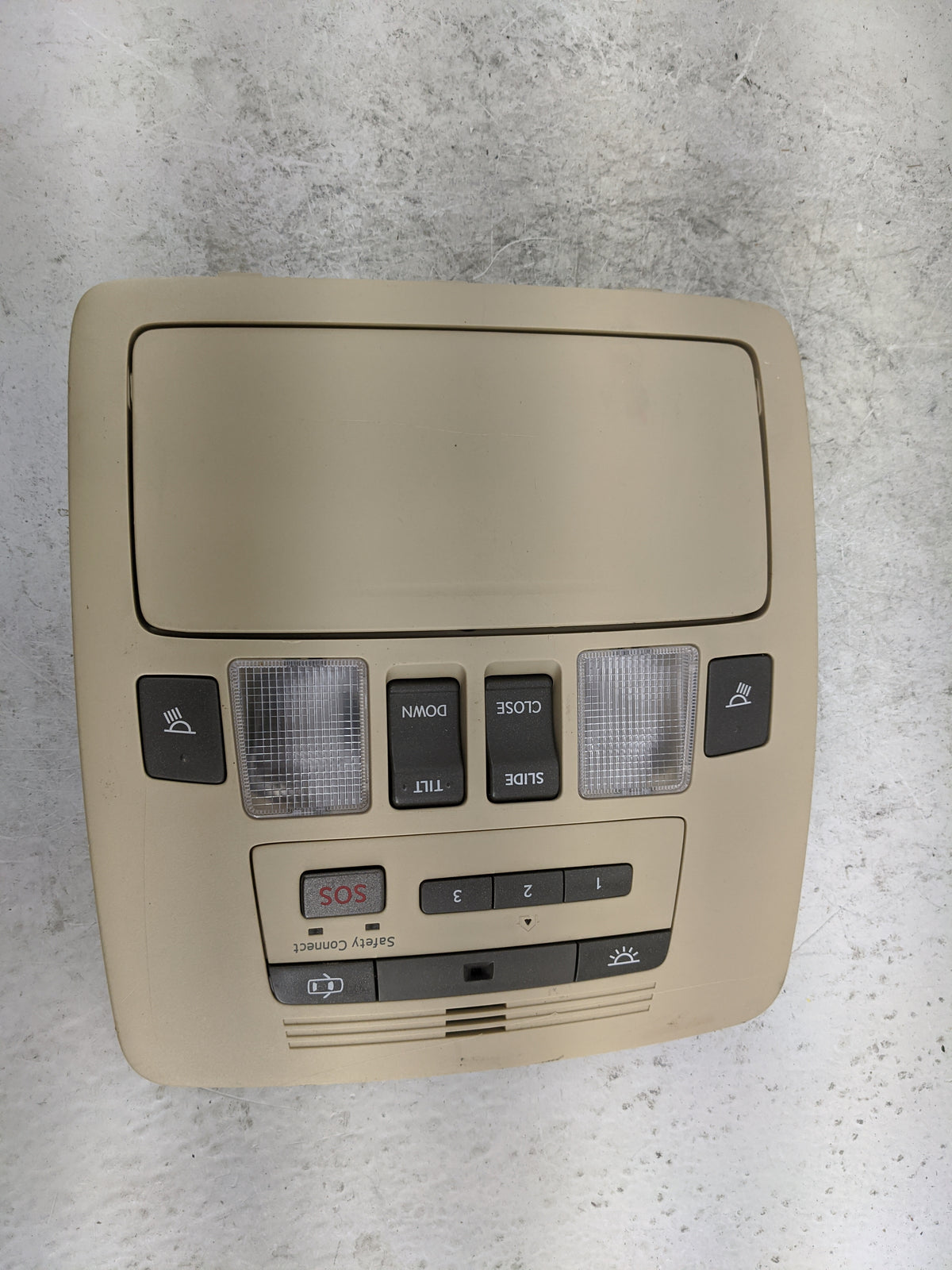 2007-2010 Lexus Es350 Overhead Roof Console Tan - Oemusedautoparts1.com