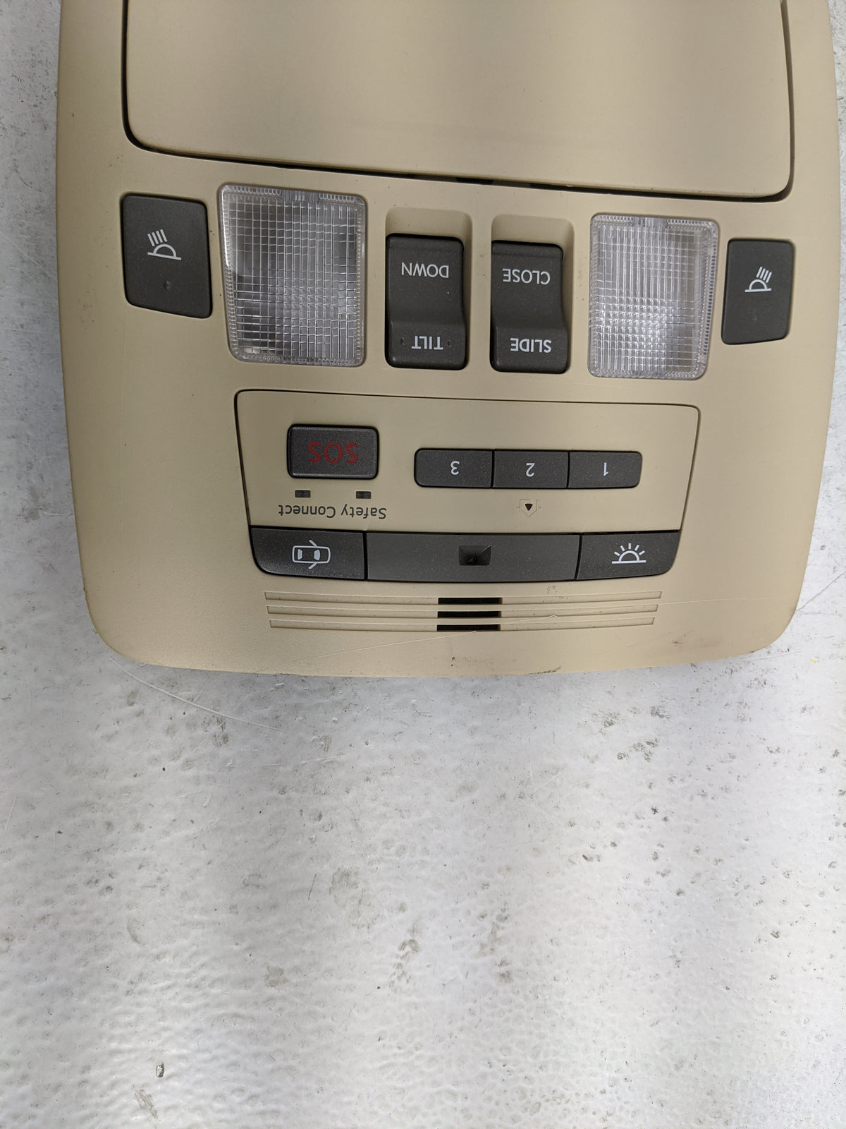 2007-2010 Lexus Es350 Overhead Roof Console Tan - Oemusedautoparts1.com