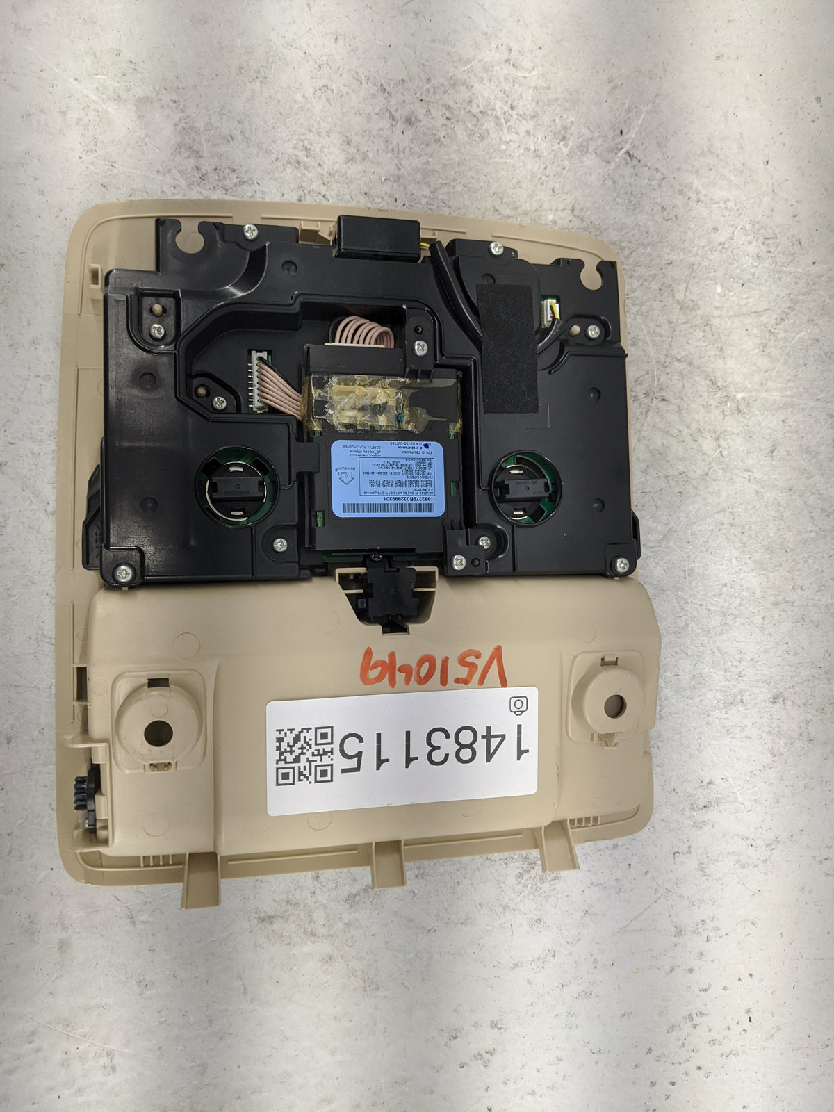 2007-2010 Lexus Es350 Overhead Roof Console Tan - Oemusedautoparts1.com