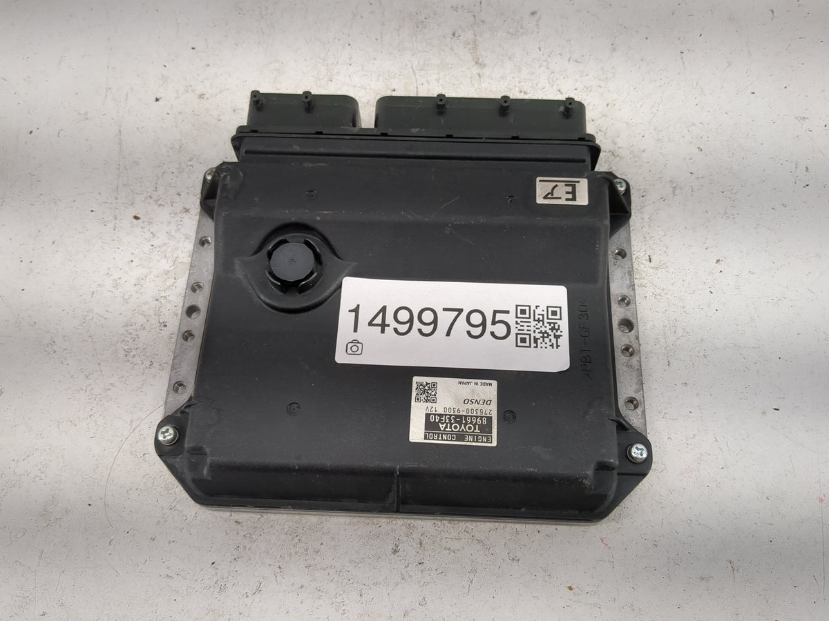 2010 Lexus Es350 PCM Engine Control Computer ECU ECM PCU OEM P/N:89661-33F40 275300-9300 Fits OEM Used Auto Parts - Oemuseda