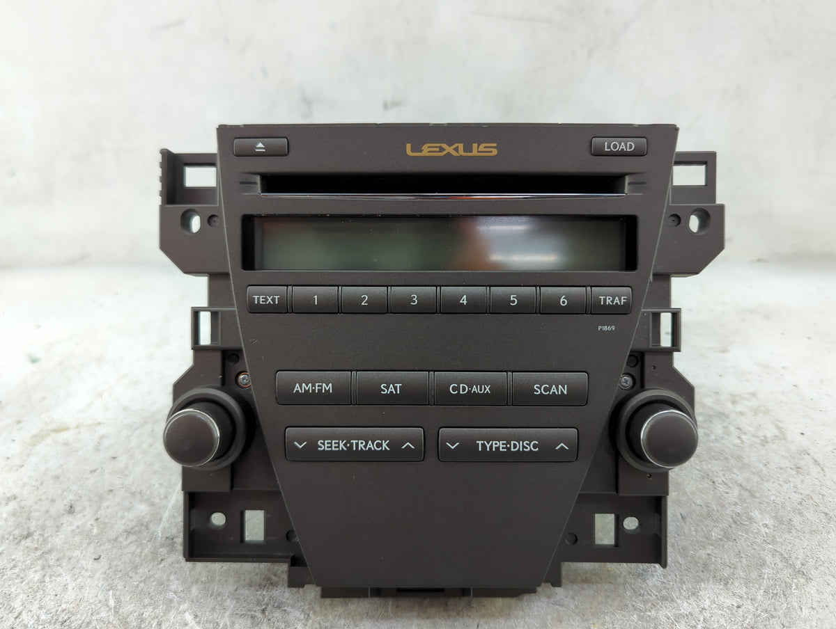 2010-2012 Lexus Es350 Radio AM FM Cd Player Receiver Replacement P/N:86120-33E40 DEX-MG9997, AJDKO18 Fits Fits 2010 2011 201