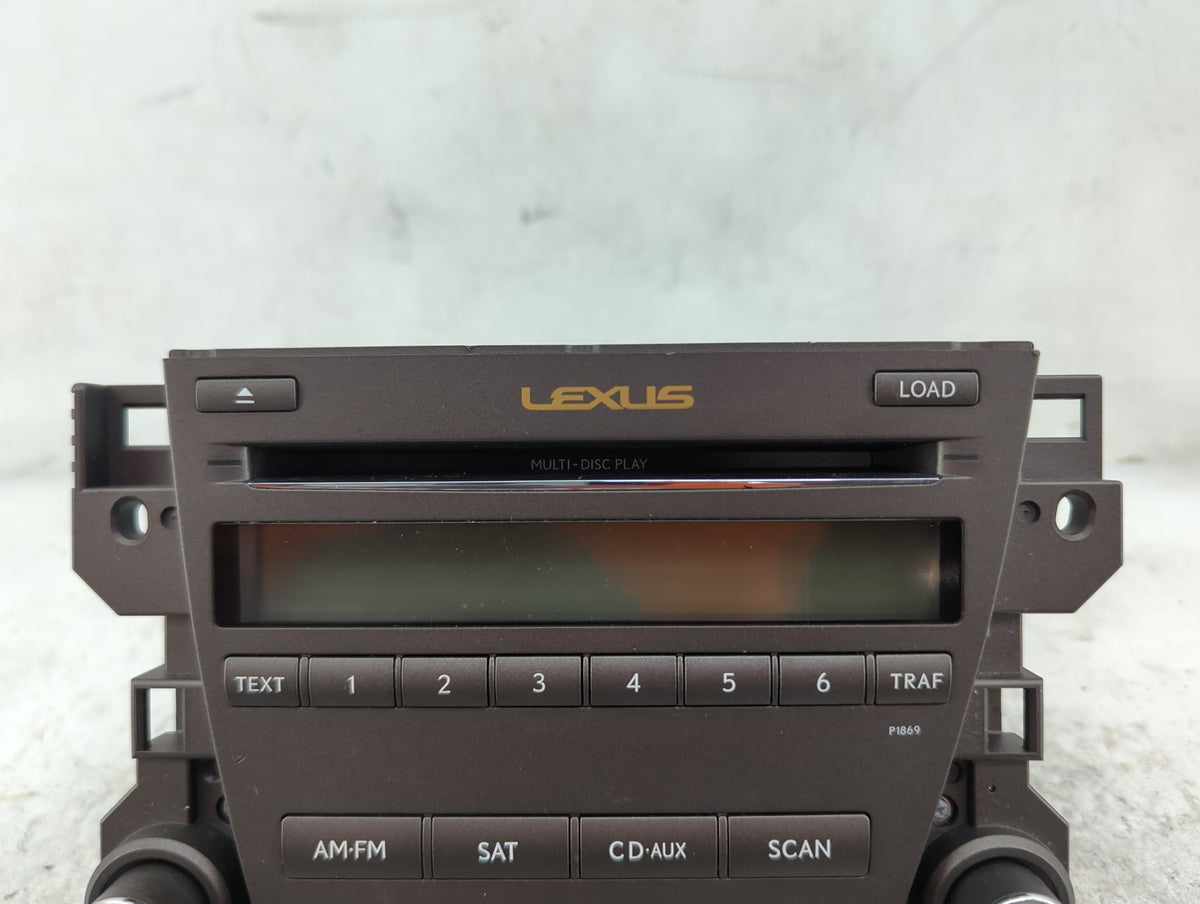 2010-2012 Lexus Es350 Radio AM FM Cd Player Receiver Replacement P/N:86120-33E40 DEX-MG9997, AJDKO18 Fits Fits 2010 2011 201