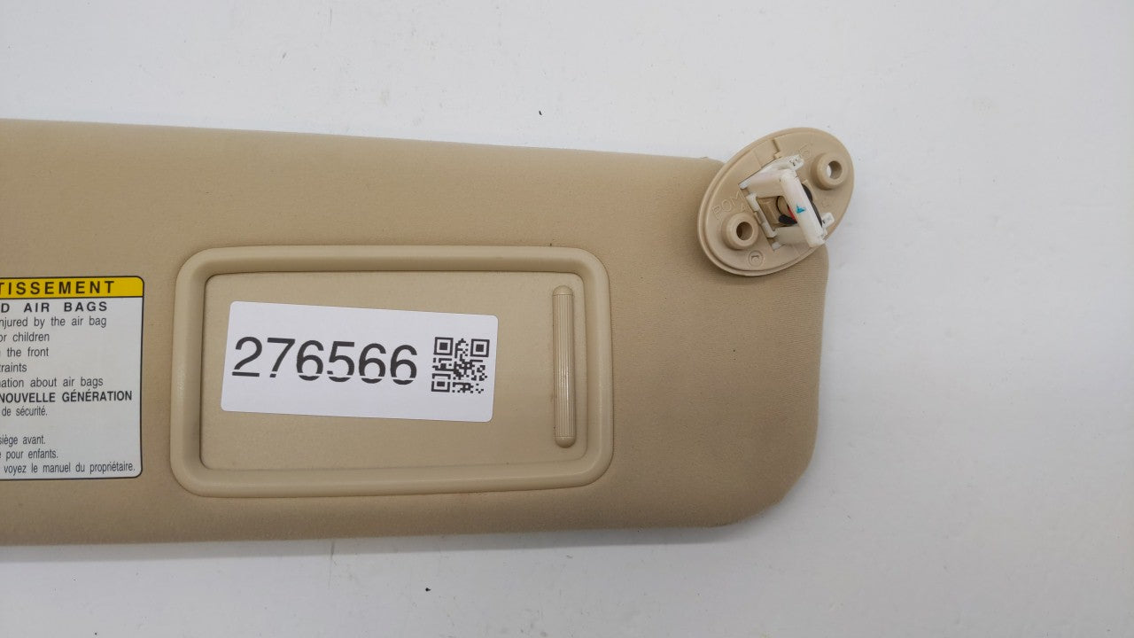 2010-2011 Lexus Es350 Sun Visor Shade Replacement Passenger Right Mirror Fits Fits 2010 2011 OEM Used Auto Parts - Oemusedau