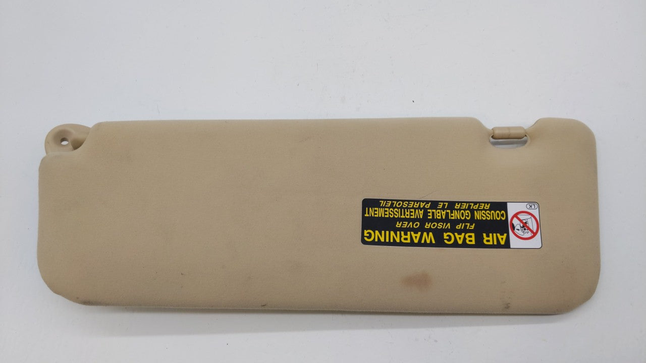 2010-2011 Lexus Es350 Sun Visor Shade Replacement Passenger Right Mirror Fits Fits 2010 2011 OEM Used Auto Parts - Oemusedau