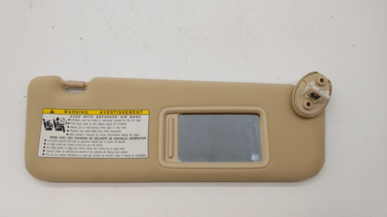 2010-2011 Lexus Es350 Sun Visor Shade Replacement Passenger Right Mirror Fits Fits 2010 2011 OEM Used Auto Parts - Oemusedau