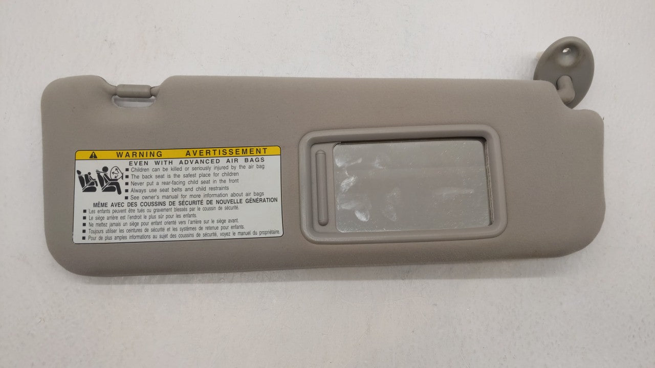 2010-2011 Lexus Es350 Sun Visor Shade Replacement Passenger Right Mirror Fits Fits 2010 2011 OEM Used Auto Parts - Oemusedau