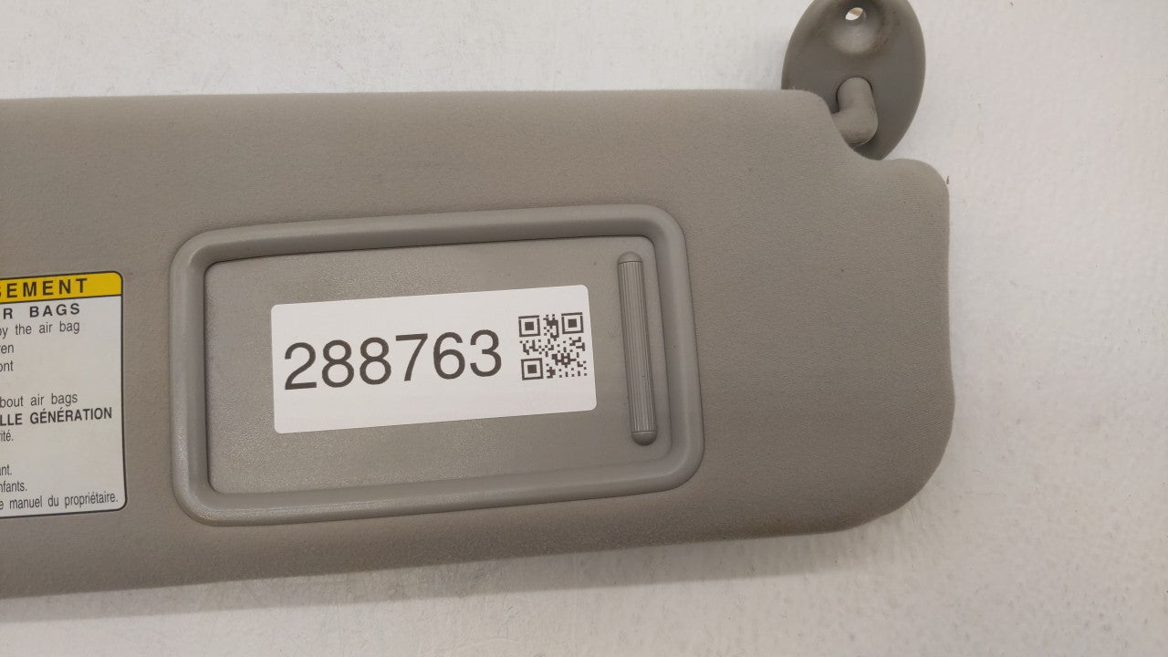 2010-2011 Lexus Es350 Sun Visor Shade Replacement Passenger Right Mirror Fits Fits 2010 2011 OEM Used Auto Parts - Oemusedau