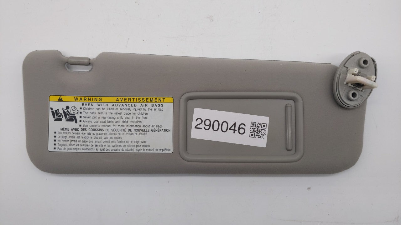 2010-2011 Lexus Es350 Sun Visor Shade Replacement Passenger Right Mirror Fits Fits 2010 2011 OEM Used Auto Parts - Oemusedau