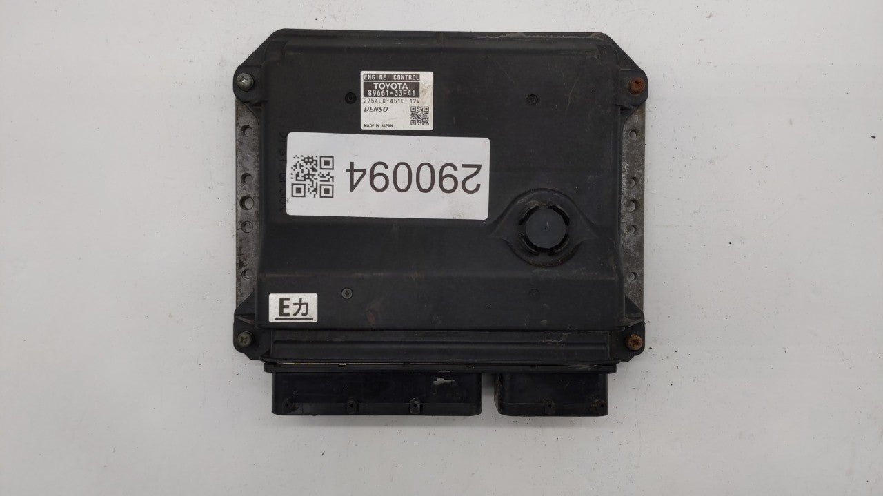 2010 Lexus Es350 PCM Engine Control Computer ECU ECM PCU OEM P/N:89661-33F41 89661-33F40 Fits OEM Used Auto Parts - Oemuseda